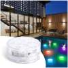 LED zwembadlamp RGB – IP68 – 13 kleuren – dompelbaar – met afstandsbediening – Ø7 cm – spa/jacuzzi/poolverlichting