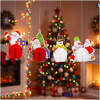 Kerstdecoratie - set papieren lantaarns - 11 x 13 cm - 4 stuks per verpakking 1 Stuks [59731]