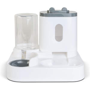Automatische voer- en waterdispenser voor huisdieren – 1000 ml water – 2300 ml voer 1 Stuks [60036A]