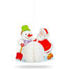 Kerstdecoratie - set papieren lantaarns - 11 x 13 cm - 4 stuks per verpakking 1 Stuks [59731]