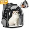 Capsule Honden of Katten Rugzak - Hondentas - Draagzak Hond - Honden Draagtas - Katten Rugzak - Reistas Kat - Tot 7kg - Grijs / Zwart
