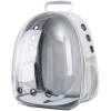 Capsule Rugzak voor huisdieren - Draagtas voor katten en kleine honden - Transport tas - Dieren draagtas - B30 x L25 x H40 cm - Grijs