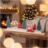 Adventskalender - Kerstdorp - MDF - 40 x 12 cm 1 Stuks [58879]