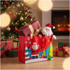Kersttas - non-woven materiaal - 33 x 25 x 17 cm - 4 stijlen - 12 stuks per verpakking 12 Stuks [58865]
