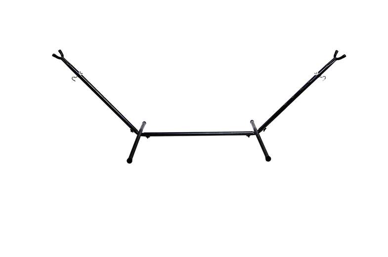 Timeless Garden Hangmat Standaard Luxurious Metal Zwart - Metalen Frame, 120kg Draagvermogen - Tuin, Balkon & Binnen