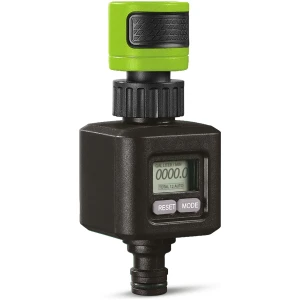 Waterdebietmeter – LCD-display – 4 meetstanden – werkt op batterijen 1 Stuks [11221]