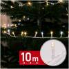 Slingerlampjes - 10 m - 400 warmwitte & 100 koelwitte LED's - 100-240V - 6W - witte kabel 1 Stuks [59774]