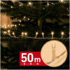 Slingerverlichting – 50 m – warm wit – 1000 LED – 220–240 V – 9 W – transparante kabel 1 Stuks [59771W]