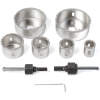 Gatenzaagset – hardmetaal – 22/28/35/44/68/73 mm 1 Stuks [10635]