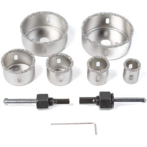 Gatenzaagset – hardmetaal – 22/28/35/44/68/73 mm 1 Stuks [10635]