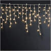 Gordijnverlichting – 15 m – warm wit – 600 LED – 100–240 V – 6 W – transparante kabel 1 Stuks [59770W]