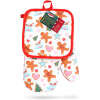 Ovenwant en doek set - 16,5 x 16,5 cm 1 Stuks [59752B]