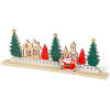Adventskalender - Kerstdorp - MDF - 40 x 12 cm 1 Stuks [58879]