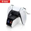 Oplaadstation geschikt voor PS5 DualSense Controllers – Dubbel Laadstation – Voor 2 Controllers – Wit – CHRG-O