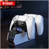 Oplaadstation geschikt voor PS5 DualSense Controllers – Dubbel Laadstation – Voor 2 Controllers – Wit – CHRG-O