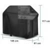 Waterdichte Grillhoes voor Gasgrills - 145x61x117 cm