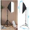 Softbox met Statief – 40x60 cm – LED Studiolamp 85W – Dimbaar – Afstandsbediening
