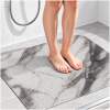 Antislipmat Douche Zacht & Waterdoorlatend - Wit - 60 x 60 cm - Incl. spons