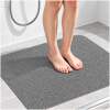 Antislipmat Douche Zacht & Waterdoorlatend - 60x60CM - Incl. Netspons - Antislip Douchemat Grijs – Anti Slip Douche Cabine Mat – Mat voor in de Badkamer - Badkamer accessoires
