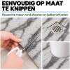 Antislipmat Douche Zacht & Waterdoorlatend - Douchemat Antislip Wit - 70 x 40 cm - Incl. spons