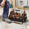 Polyester gereedschapstas met schouderriem - 42 x 21,5 x 26 cm - 1 + 10 vakken 1 Stuks [10231]