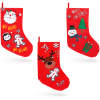 Kerstlaars van de Kerstman – vilt – 25 x 40 cm – rood 1 Stuks [59785]