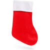 Kerstlaars van de Kerstman – vilt – 25 x 40 cm – rood/wit 1 Stuks [58707B]