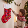 Kerstdecoratie – adventskalender – kerstmanlaars – 59 x 36 cm 1 Stuks [59782]