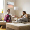 Slimme Elektrische Hangende Verwarming - Wandkachel 1000/2000W – Wifi & Tuya Smart App – Energiezuinige Verwarming met Thermostaat & Ventilator – Verwarmt tot 30 m² – Witte Wandverwar