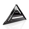 Haakse liniaal en gradenboog – 18,5 cm – metaal 1 Stuks [11001]