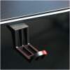 Gaming bureau - 120 x 60 x 75 cm - RGB LED, USB, bekerhouder, hoofdtelefoonhouder, 15 mm MDF - zwart 1 Stuks [BMD1127BK]