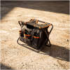 2-in-1 polyester tas en stoel - 40 x 29 x 31 cm - 6+1 vakken 1 Stuks [10230]