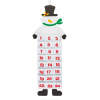 Kerstdecoratie – adventskalender – sneeuwpop – vilt – hangend – 68 x 19 cm 1 Stuks [59780]