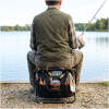 2-in-1 polyester tas en stoel - 40 x 29 x 31 cm - 6+1 vakken 1 Stuks [10230]
