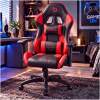 Gamingstoel - met hoofdsteun en lendensteun - rood - 72 x 52 cm / 50 x 44 cm 1 Stuks [BMD1126RD]
