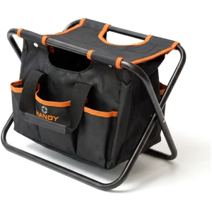 2-in-1 polyester tas en stoel - 40 x 29 x 31 cm - 6+1 vakken 1 Stuks [10230]