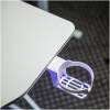 Gaming bureau - 120 x 60 x 75 cm - RGB LED, USB, bekerhouder, hoofdtelefoonhouder, 15 mm MDF - wit 1 Stuks [BMD1127WH]